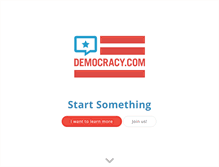 Tablet Screenshot of democracy.com